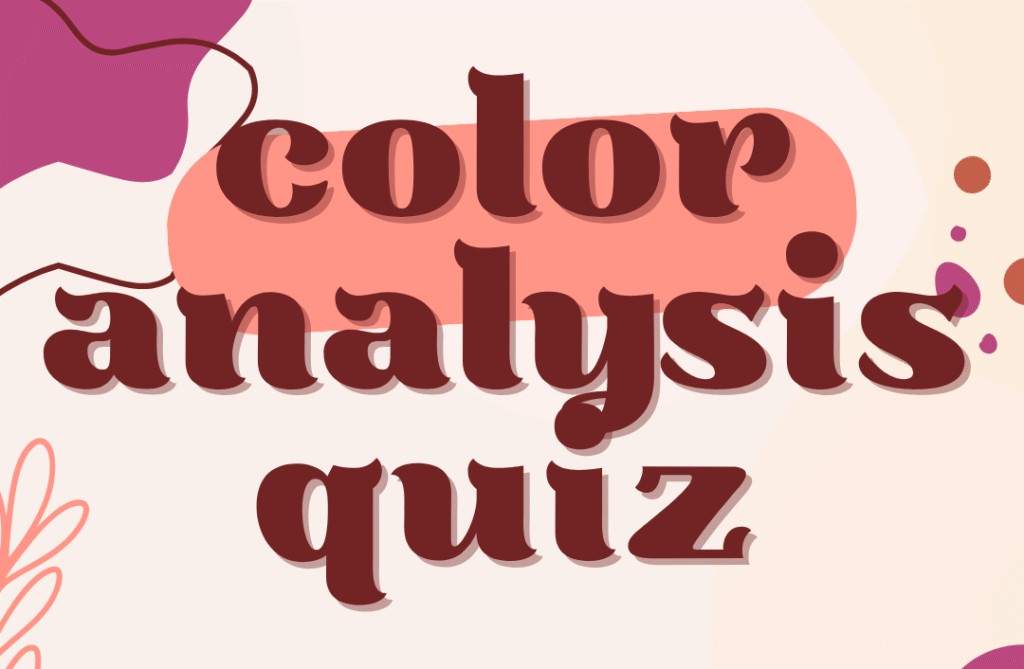 Hair color quiz image from freecoloranalysisquiz.com with options for natural shades